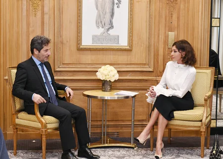 First Vice-President of Azerbaijan Mehriban Aliyeva met with SUEZ Executive Vice-President for International Development
