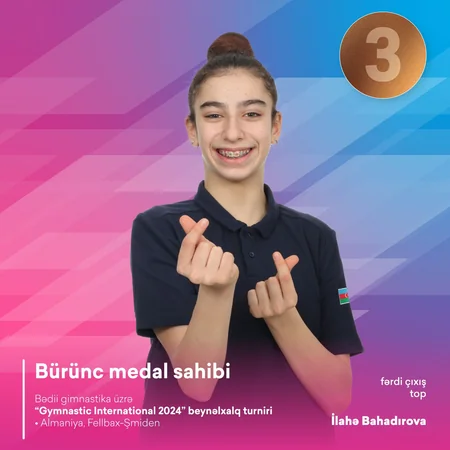 Azərbaycanın bədii gimnastları Gymnastic lnternational 2024də uğurla çıxış ediblər