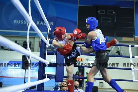 MDB Oyunları: Azərbaycan idmançısı ermənini nokauta salıb