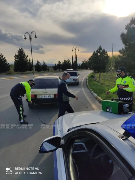 Goranboyda DYP reyd keçirib, 15 sürücü cərimələnib