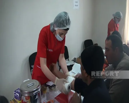 Kürdəmirdə talessemiya xəstələri üçün qanvermə aksiyası keçrilib