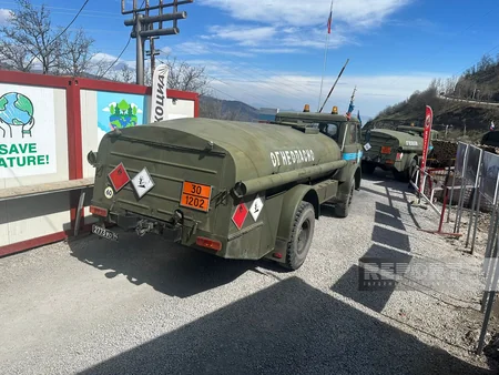 71 vehicles of peacekeepers pass freely along Khankandi-Lachin road