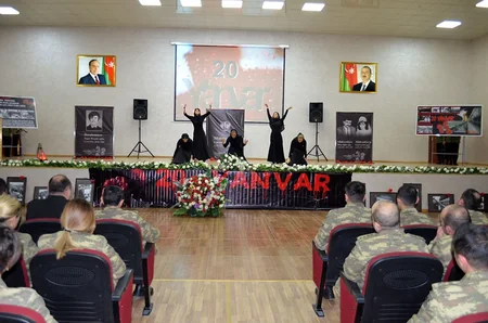 20 Yanvar faciəsinin ildönümü ilə bağlı anım tədbiri keçirilib - VİDEO