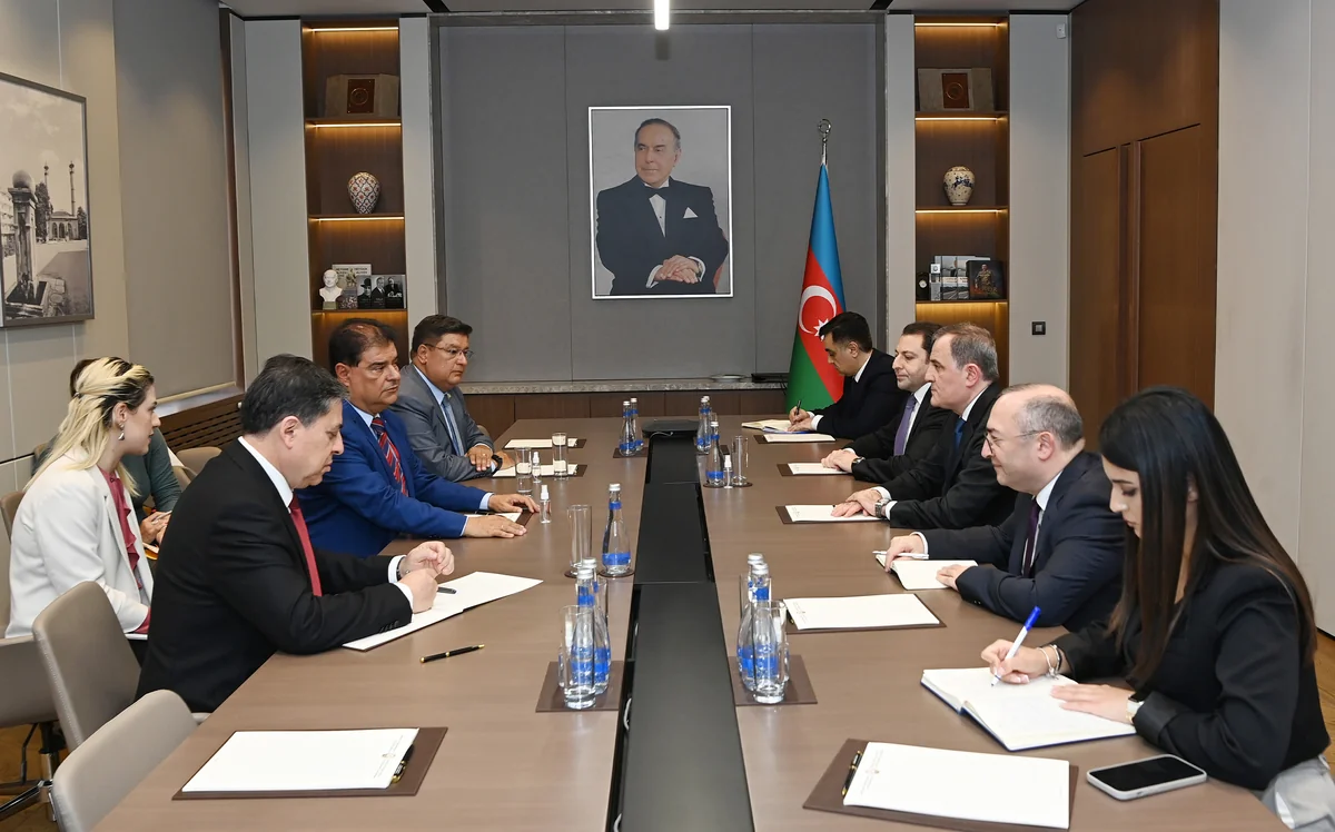 Ceyhun Bayramov Braziliya Federal Senatının nümayəndə heyəti ilə görüşüb