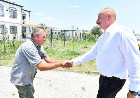 Azərbaycan və Tatarıstan liderləri Zəngilanın Ağalı kəndində olublar