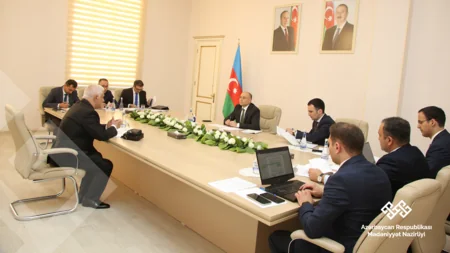 Mədəniyyət naziri Ağdamda vətəndaşları qəbul edib