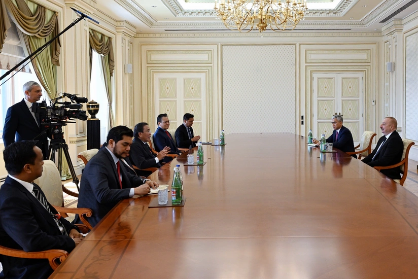 İlham Əliyev Malayziyanın Parlament Senatının prezidentini qəbul edib - YENİLƏNİB