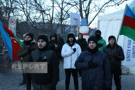 Акция на дороге Ханкенди-Лачын продолжается уже 67 дней