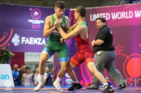 Azərbaycan güləşçiləri Avropa çempionatında iki qızıl, bir bürünc medal qazanıblar - VİDEO - FOTO