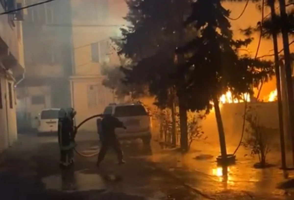 Bakıda siqaret yanğına səbəb oldu