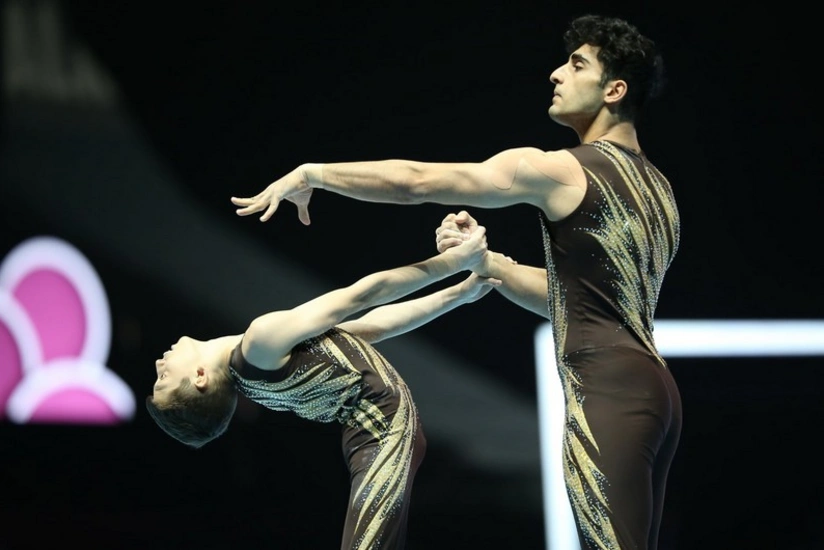 Azərbaycan akrobatları Bakıdakı dünya çempionatında bürünc medal qazanıb