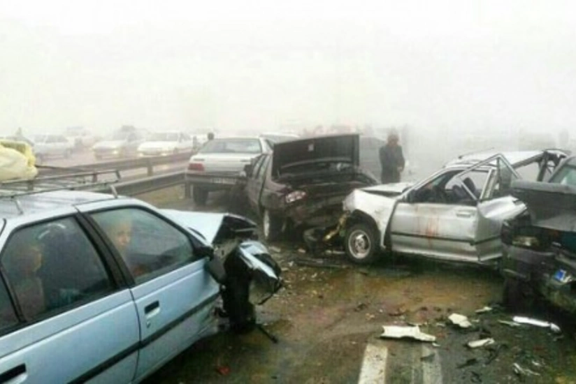 İranda 130 avtomobil toqquşub, 1 uşaq ölüb, 59 nəfər yaralanıb