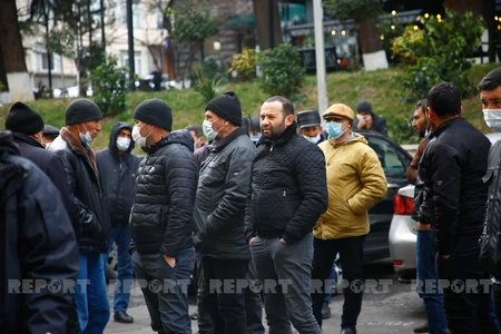 Gürcüstanda itkin düşmüş azərbaycanlının tapılması tələbi ilə Tbilisidə aksiya keçirilir