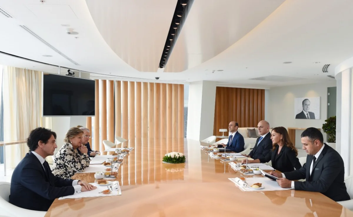 First VP Mehriban Aliyeva meets with delegation led by Linda Lanzillotta