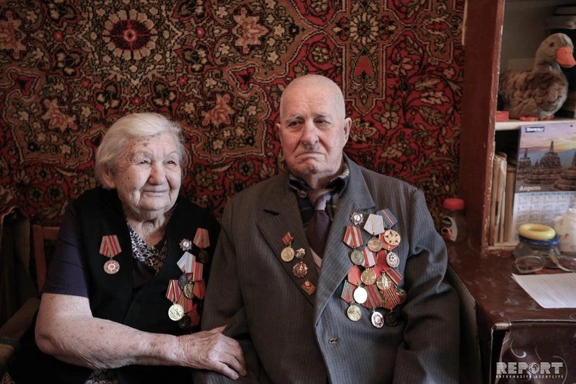 Два бакинских ветерана... - ФОТОРЕПОРТАЖ