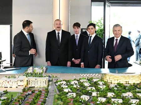 Azərbaycan və Özbəkistan prezidentləri “Sea Breeze” istirahət mərkəzində olublar