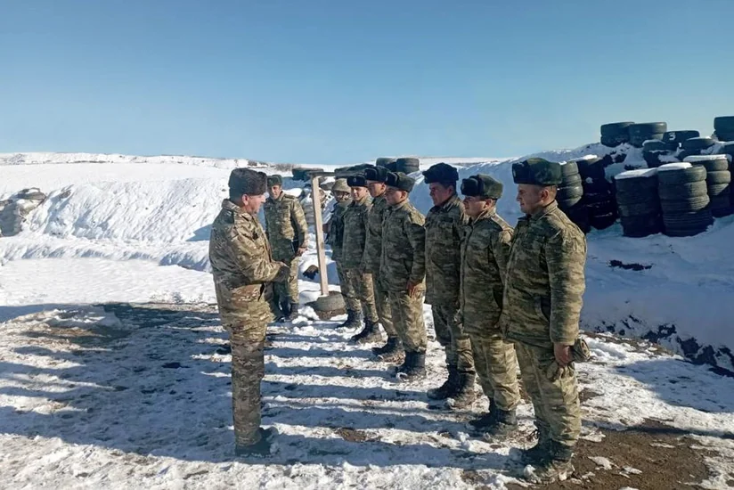 Müdafiə Nazirliyinin nümayəndələri azad edilmiş ərazilərdəki hərbi bölmələrdə olublar