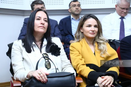 Karabakh University students present artistic composition to diplomats