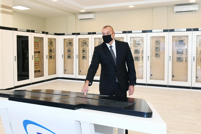 İlham Əliyev “Suraxanı” yarımstansiyasının açılışında iştirak edib