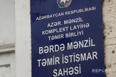 Güclü külək Bərdədə bir sıra fəsadlar yaradıb - FOTO
