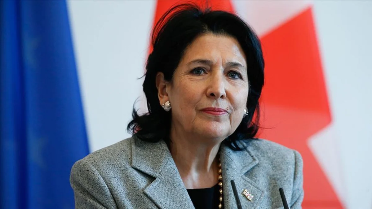 Gürcüstan prezidenti Belarusa səfərini yarıda dayandıraraq Tbilisiyə qayıdıb