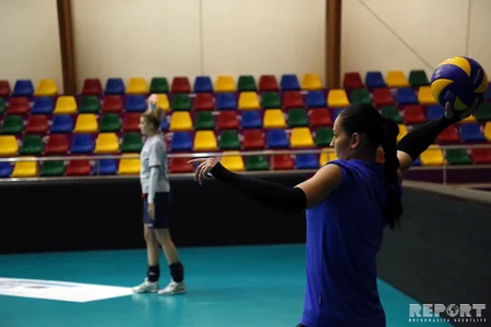 Voleybol üzrə qadınlardan ibarət Azərbaycan yığması İslamiadaya hazırlığı davam etdirir - FOTO