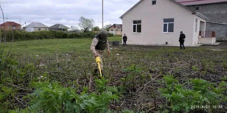 Lənkəranda əl qumbarası aşkarlanıb - FOTO