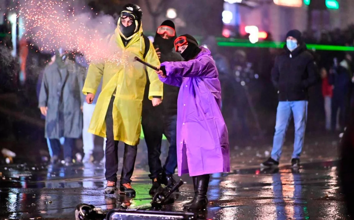 Мдинарадзе: 30% задержанных на акциях протеста в Тбилиси являются иностранцами