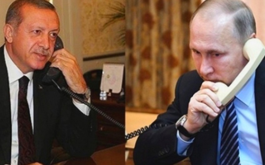 Ərdoğan Putinlə Suriyadakı vəziyyəti müzakirə etdi