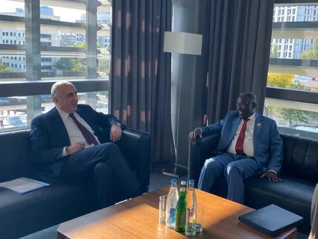 Elmar Məmmədyarov Niger Respublikasının Xarici İşlər, Əməkdaşlıq və Afrika İnteqrasiyası naziri Kalla Ankurao ilə görüşüb