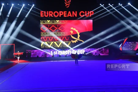 Milli Gimnastika Arenasında Avropa Kubokunun açılış mərasimi keçirilib