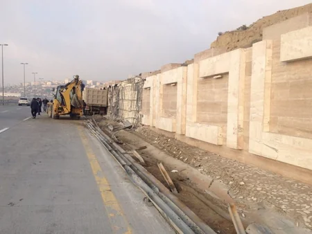 ​Zığ şosesindəki qəza zamanı yol təsərrüfatına 25 min manat ziyan dəyib