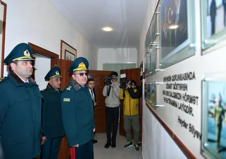 “Sərhədçi” Atçılıq Mərkəzinin yeni istifadəyə verilmiş qərargah binasının açılışı olub