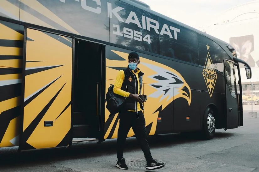 Kayrat klubu Qarabağla oyun üçün Bakıya yola düşüb