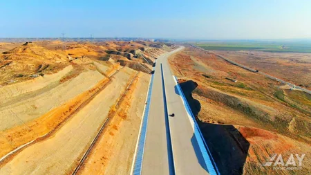 Construction of Horadiz-Jabrayil-Zangilan-Aghband road 93% complete