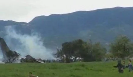 Over 200 soldiers killed in Algeria plane crash - VIDEO