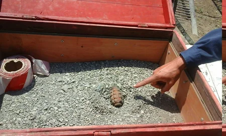 ANAMA tərəfindən 5 ədəd partlamamış hərbi sursat tapılaraq zərərsizləşdirilib