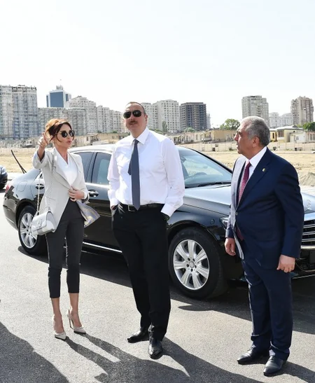 Prezident İlham Əliyev Yasamal rayonunda yeni tikilən yolların açılışında iştirak edib - YENİLƏNİB