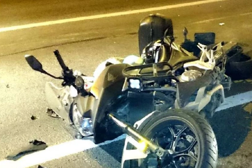 Bakıda motosiklet qəza törətdi, xəsarət alan var