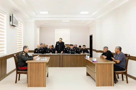 Vilayət Eyvazov Qubada vətəndaş qəbulu və sıra baxışı keçirib