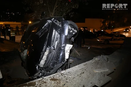 Bakıda yolda aparılan təmir işləri yol qəzasına səbəb olub - FOTO - VİDEO - YENİLƏNİB