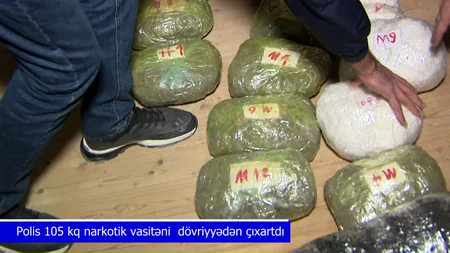 Polis əməliyyatlar keçirdi, 105 kq-dan artıq narkotik dövriyyədən çıxarıldı