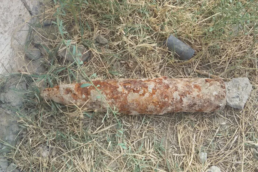 Mingəçevirdə top mərmisi tapılıb