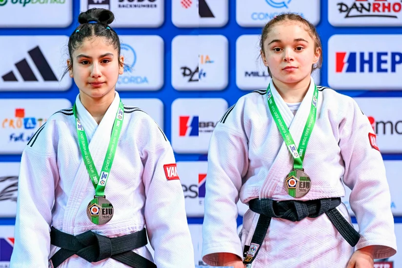 Azərbaycanın yeniyetmə cüdoçuları Xorvatiyada daha 2 medal qazanıblar
