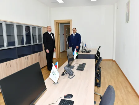 Prezident İlham Əliyev Kənd Təsərrüfatı Nazirliyinin Bakıda yeni inzibati binasının açılışında iştirak edib