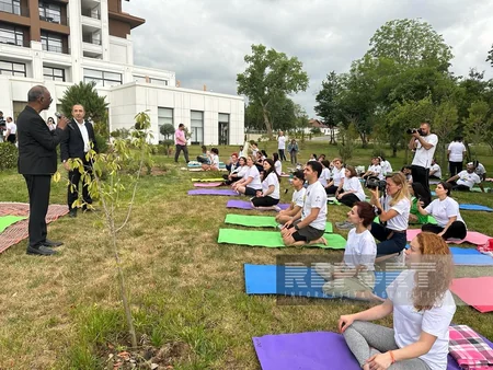 Şabranda Ümumdünya Yoqa Günü qeyd olunub