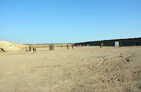 Azərbaycanın hərbi qulluqçuları Qazaxıstanda təlim çərçivəsində tranşey döyüşü nümayiş etdiriblər