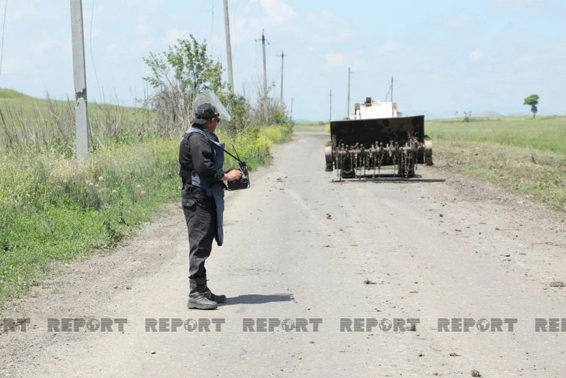 ANAMA conducts demining process in Fuzuli mechanically