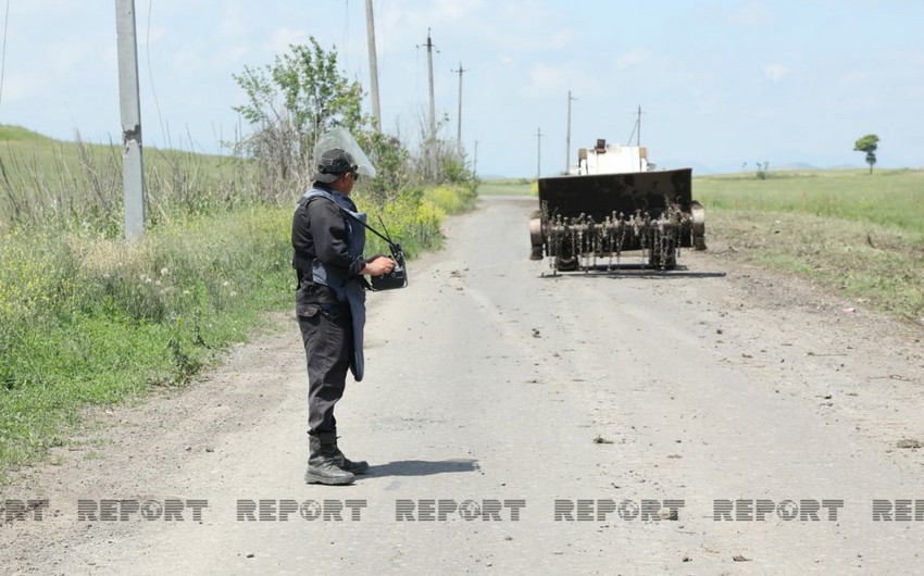 ANAMA conducts demining process in Fuzuli mechanically