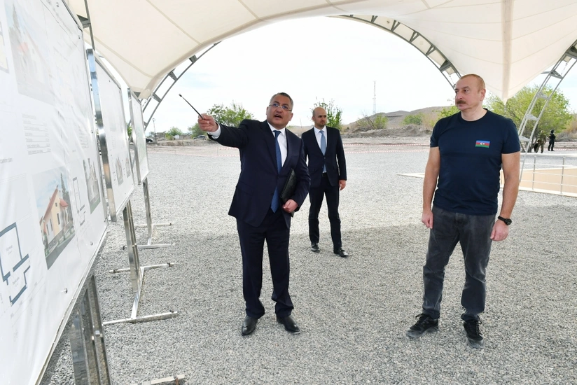 Village of Shukurbayli broke ground in Jabrayil